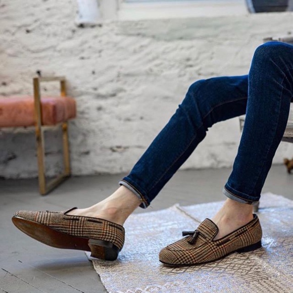 NWT KFG Tweed Tassel Loafers - Picture 11 of 15